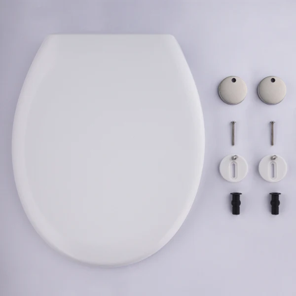Asiento inodoro polipropileno blanco - Image 4
