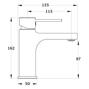 Grifo lavabo monomando ANCUZ - Image 2
