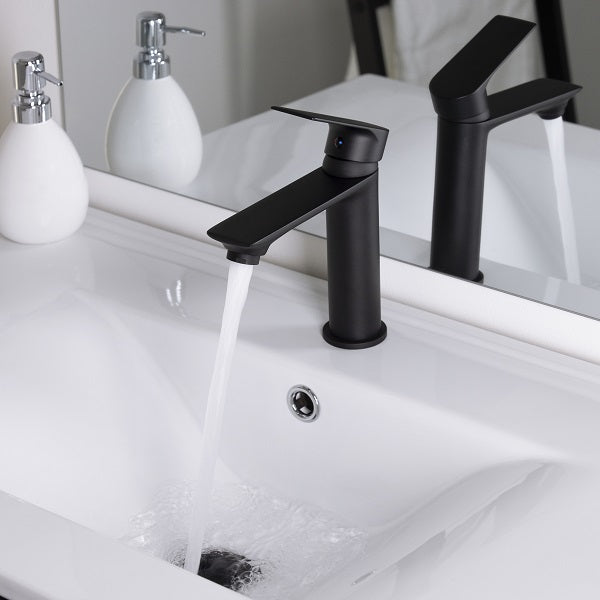 Grifo lavabo monomando negro NYTIA - Image 2