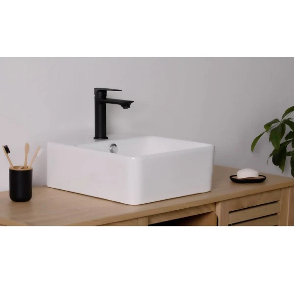 Grifo lavabo monomando negro NYTIA - Image 5