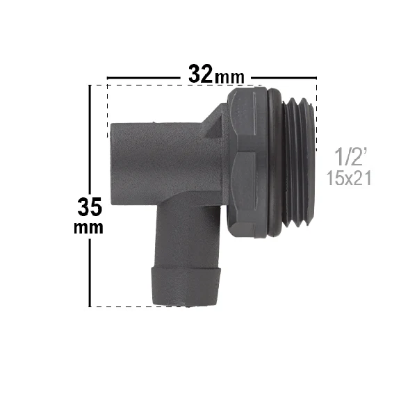 Grifo de vaciado para radiador antracita - Image 3
