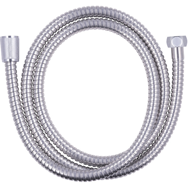 Latiguillo inox doble grapa cromado
