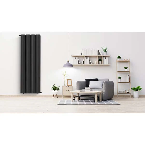 Radiador vertical negro NYTIA - Image 3