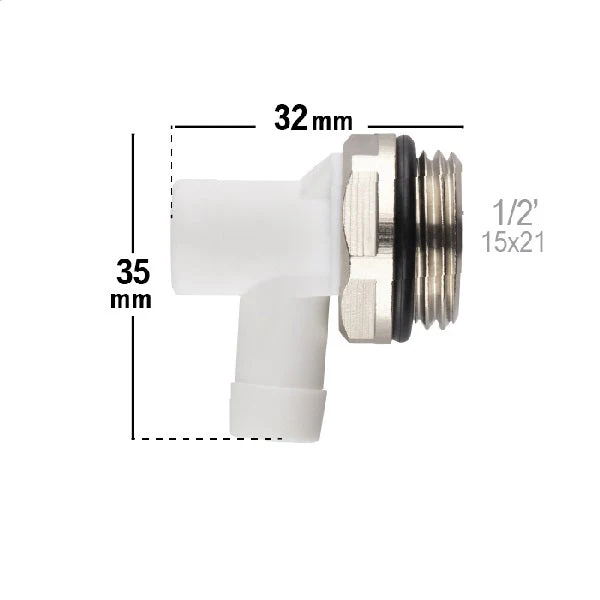 Válvula de vaciado orientable para radiador - Image 2
