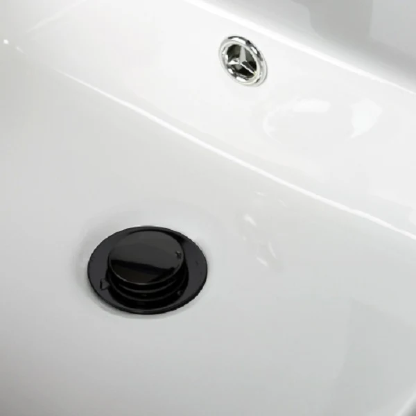 Válvula desague lavabo clic clac negra - Image 3